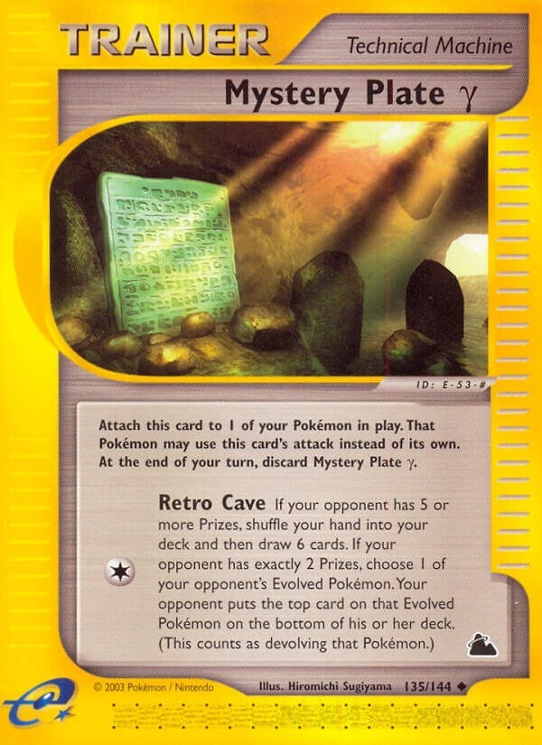 Image for Mystery Plate Gamma (135/144) [Skyridge] - Pokemon