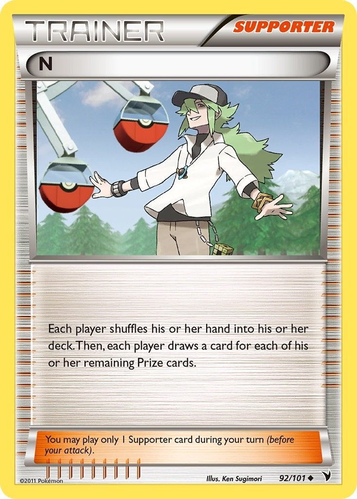 Image for N (Supporter) (92/101) [Noble Victories] - Pokemon