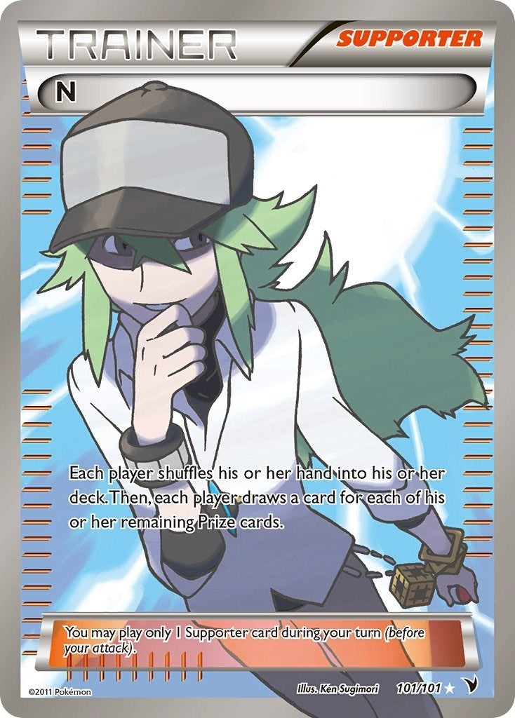 Image for N (Supporter) (Full Art) (101/101) [Noble Victories] - Pokemon