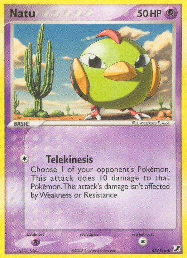Image for Natu (63/115) [Unseen Forces] - Pokemon