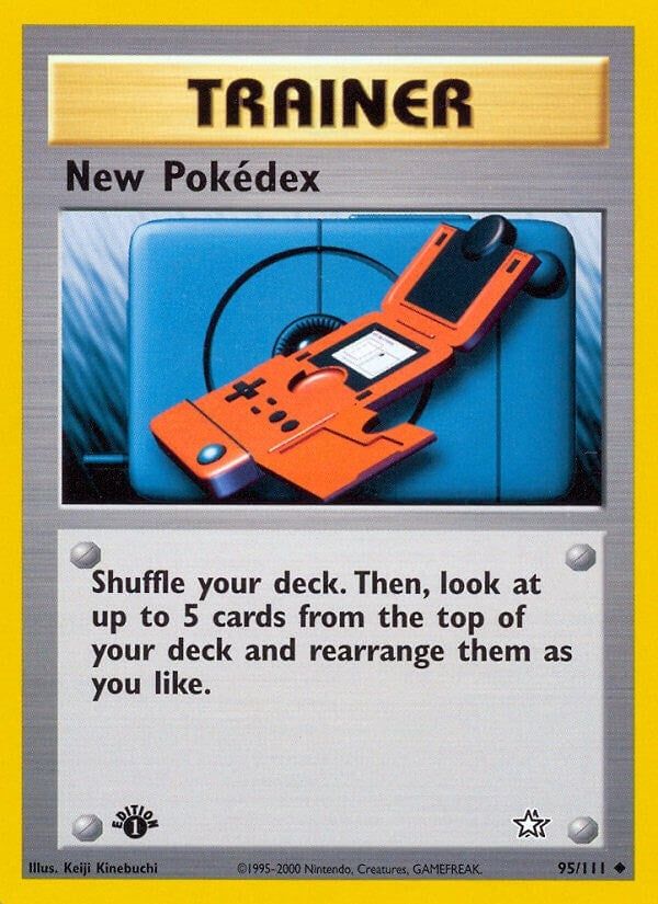 Image for New Pokedex (095/111) [Neo Genesis] - Pokemon