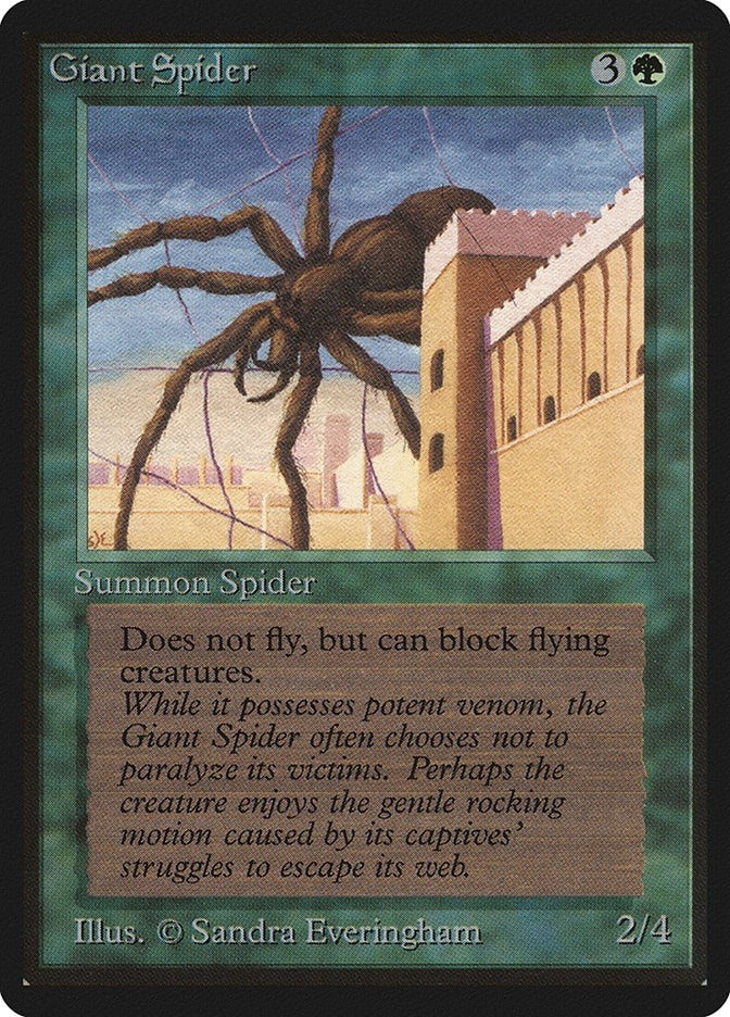 Image for Giant Spider [Beta Edition] - Magic: The Gathering