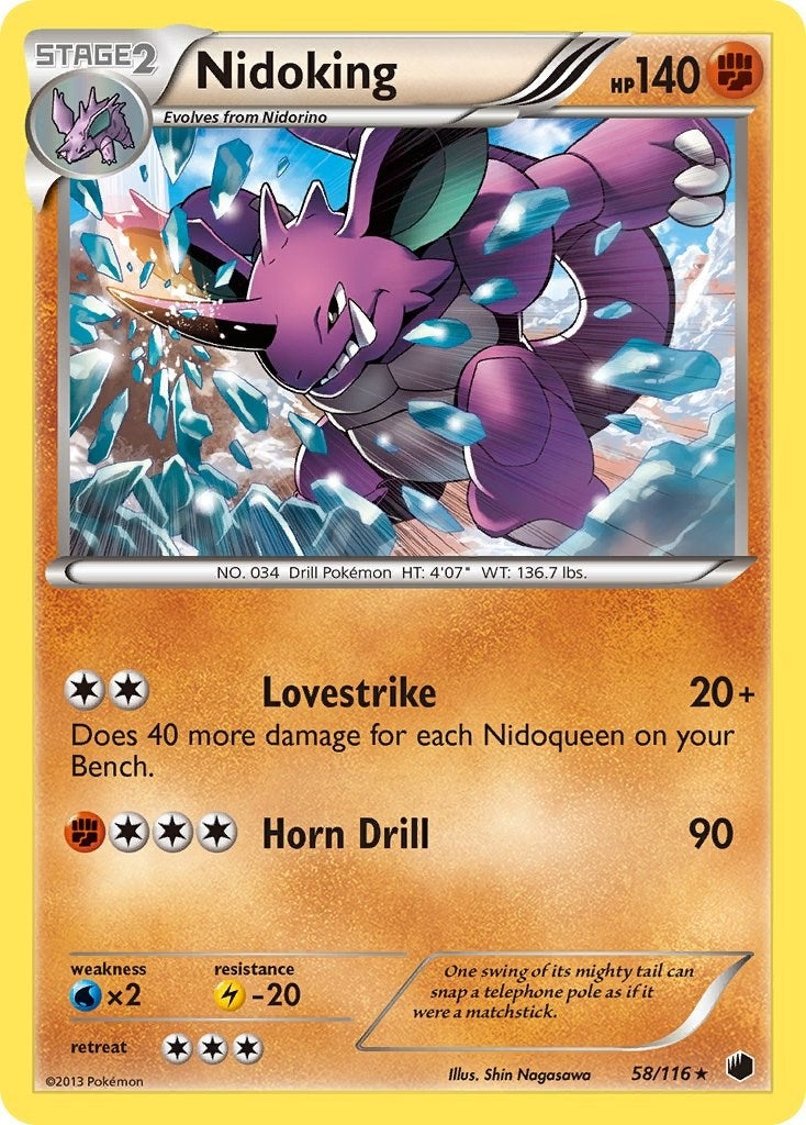 Image for Nidoking (58/116) [Plasma Freeze] - Pokemon