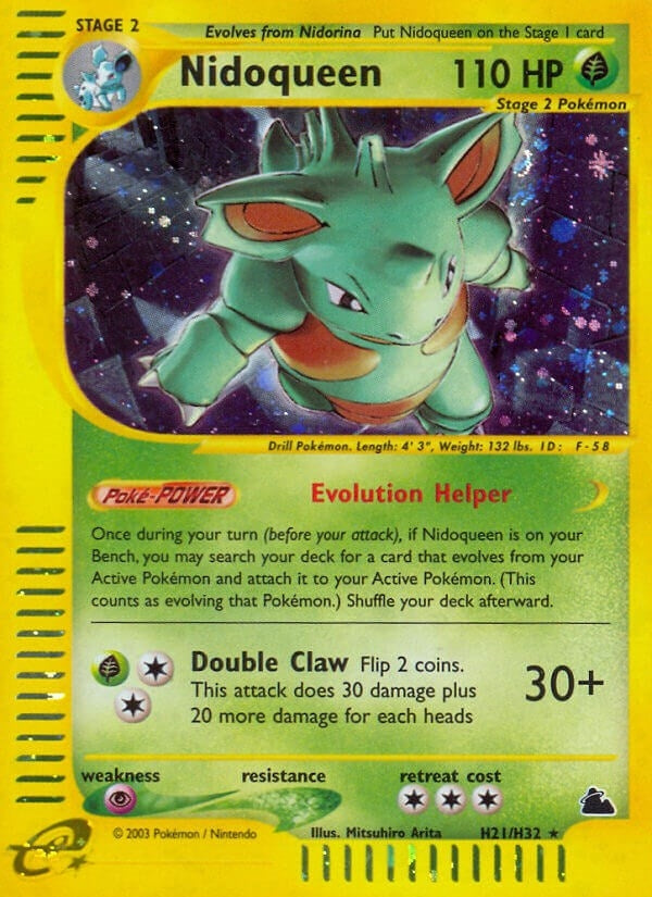 Image for Nidoqueen (H21) (H21/H32) [Skyridge] - Pokemon