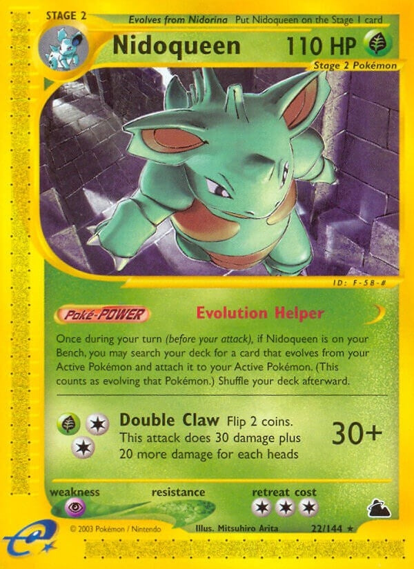 Image for Nidoqueen (22) (022/144) [Skyridge] - Pokemon