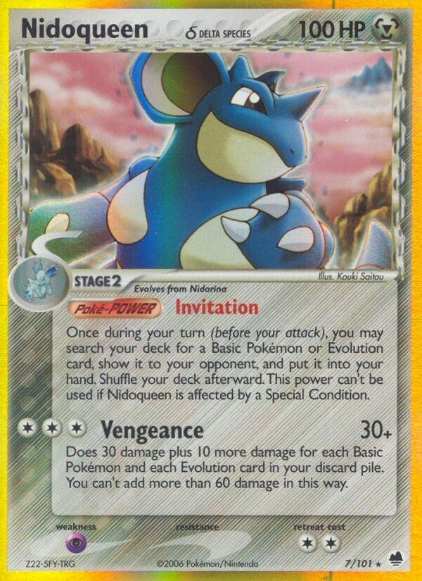 Image for Nidoqueen (Delta Species) (7/101) [Dragon Frontiers] - Pokemon