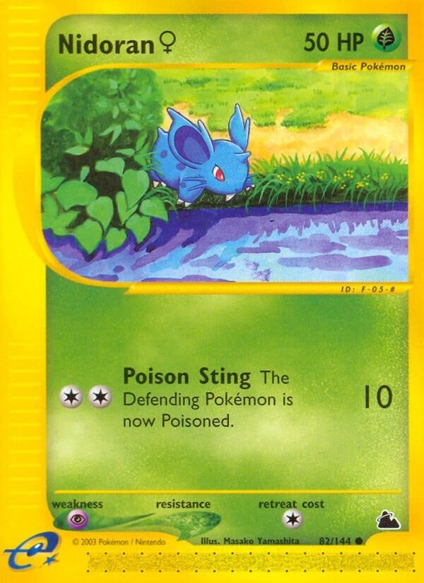 Image for Nidoran F (82) (082/144) [Skyridge] - Pokemon