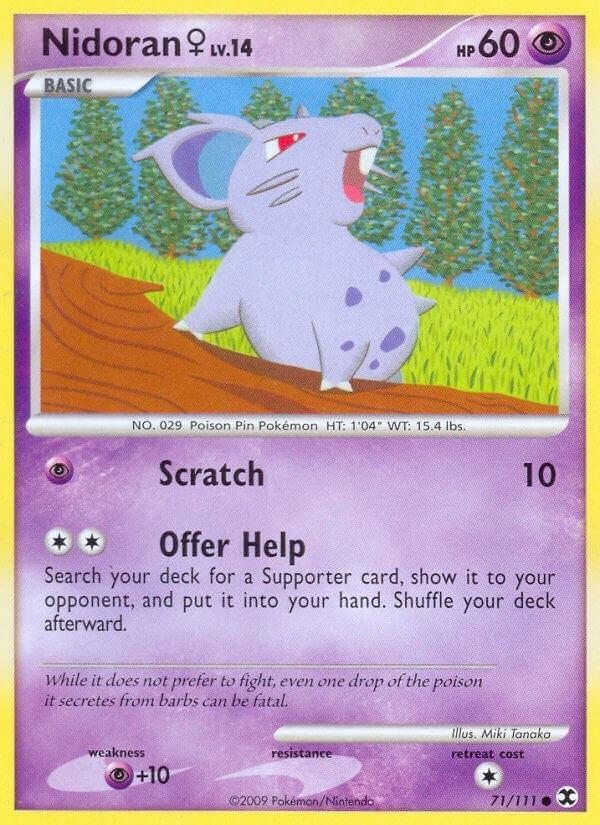 Image for Nidoran F (71/111) [Rising Rivals] - Pokemon