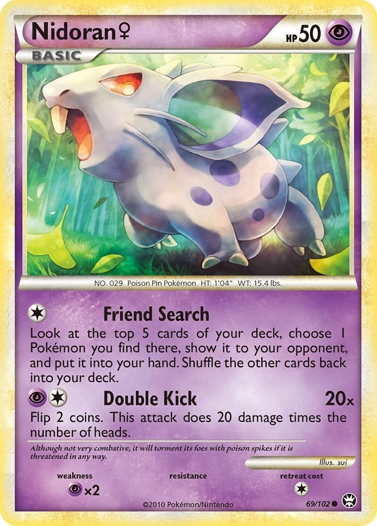 Image for Nidoran F (69/102) [Triumphant] - Pokemon