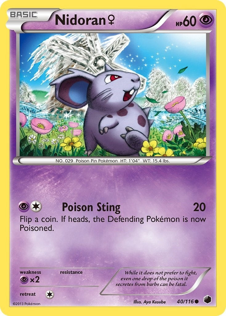 Image for Nidoran F (40/116) [Plasma Freeze] - Pokemon