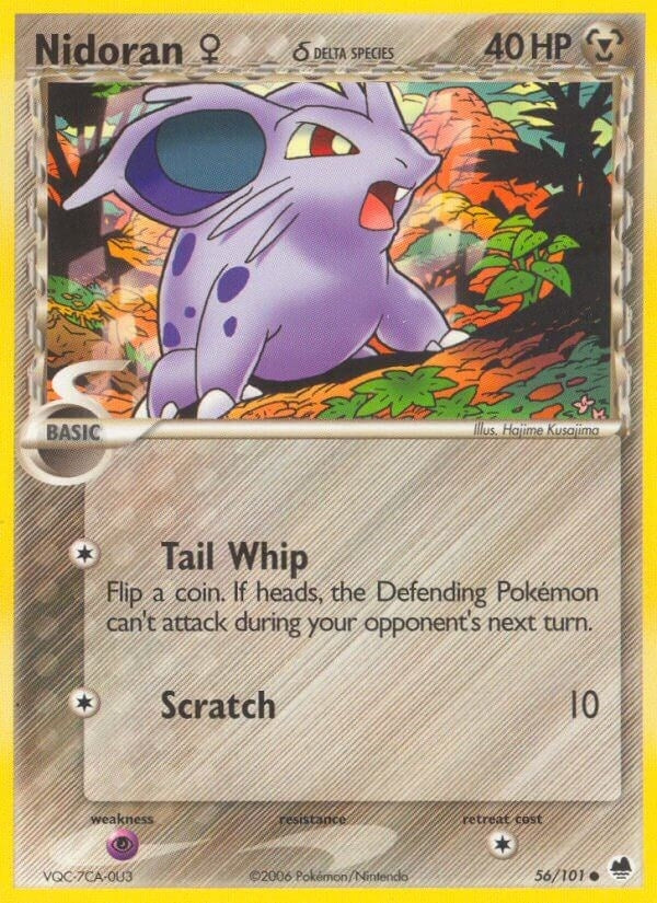 Image for Nidoran F (Delta Species) (56/101) [Dragon Frontiers] - Pokemon