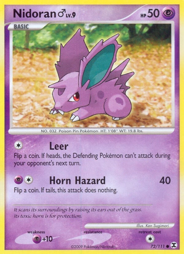 Image for Nidoran M (72/111) [Rising Rivals] - Pokemon