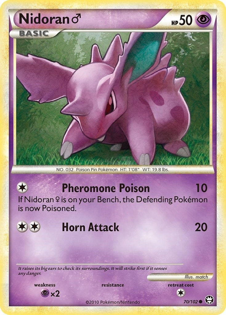 Image for Nidoran M (70/102) [Triumphant] - Pokemon