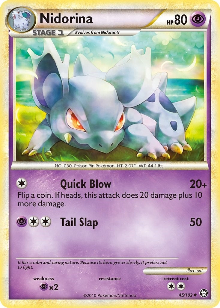 Image for Nidorina (45/102) [Triumphant] - Pokemon