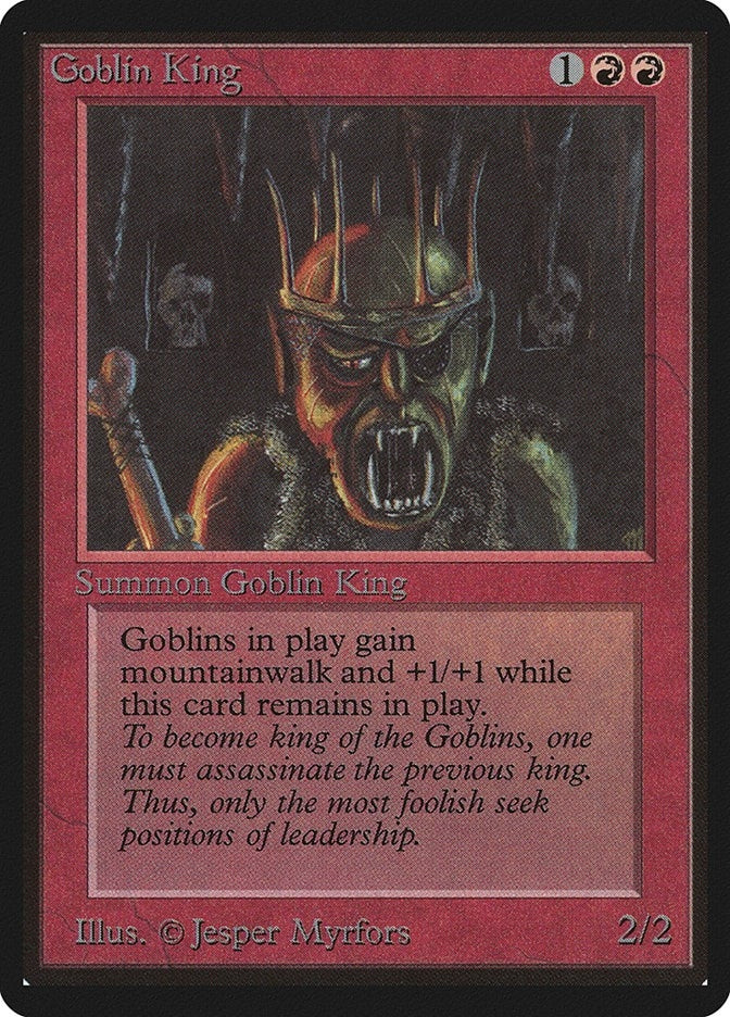 Image for Goblin King [Beta Edition] - Magic: The Gathering
