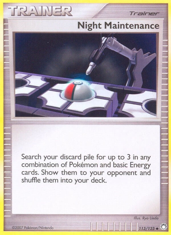 Image for Night Maintenance (113/123) [Mysterious Treasures] - Pokemon