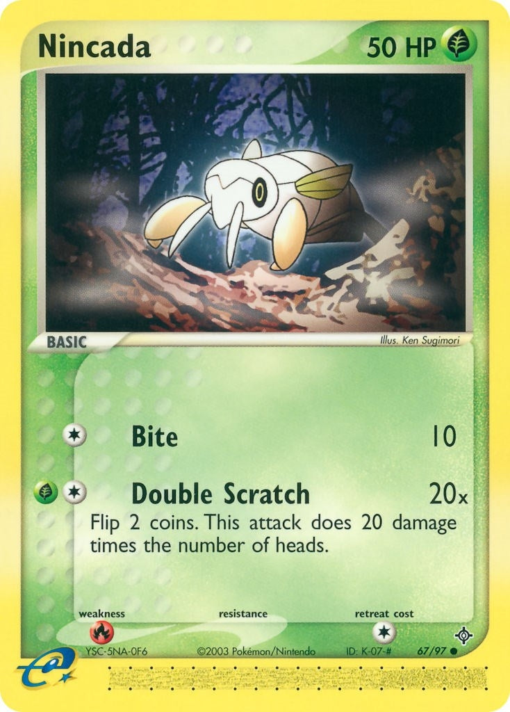 Image for Nincada (67/97) [Dragon] - Pokemon