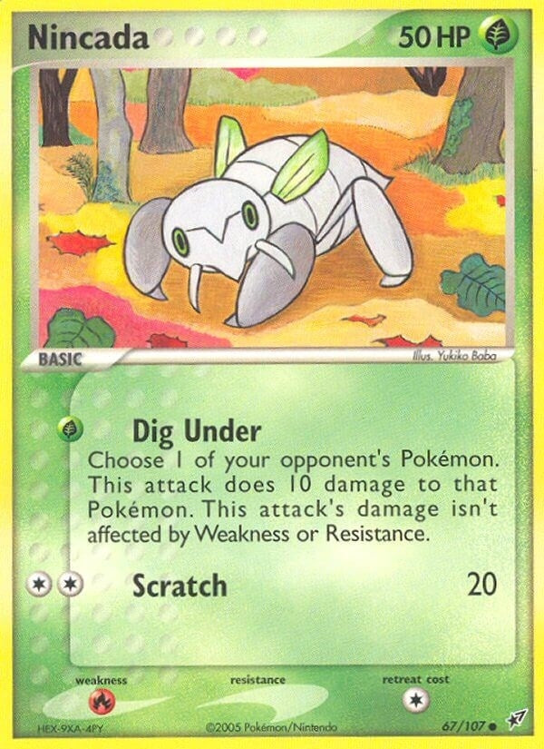 Image for Nincada (67/107) [Deoxys] - Pokemon