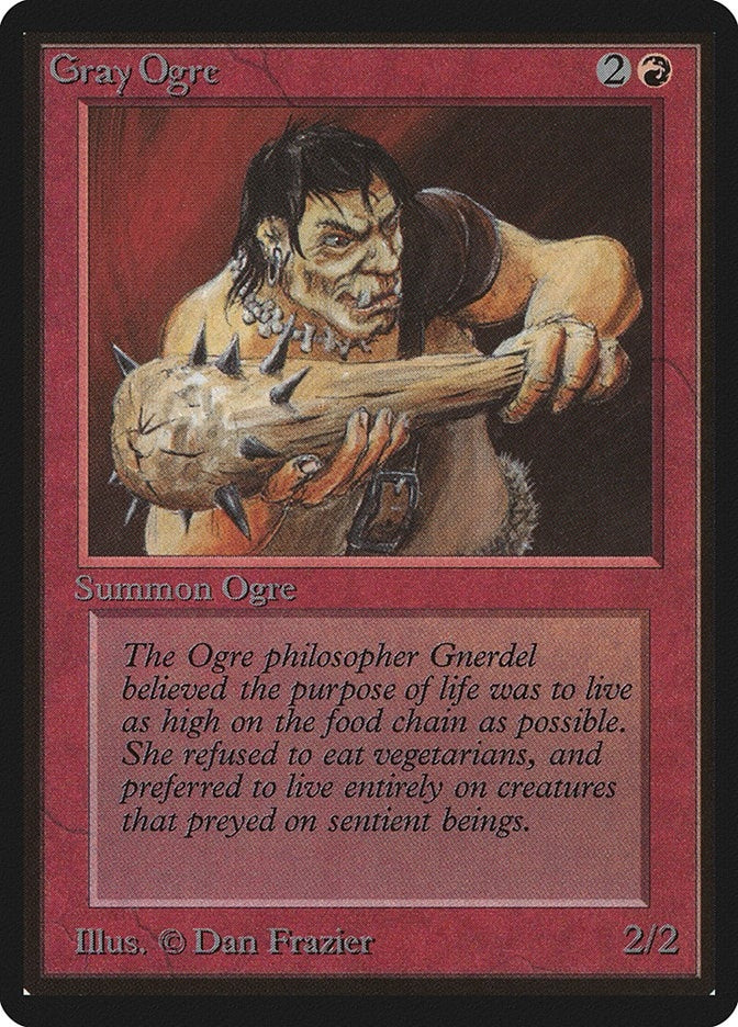 Image for Gray Ogre [Beta Edition] - Magic: The Gathering