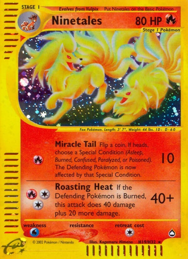 Image for Ninetales (H19) (H19/H32) [Aquapolis] - Pokemon