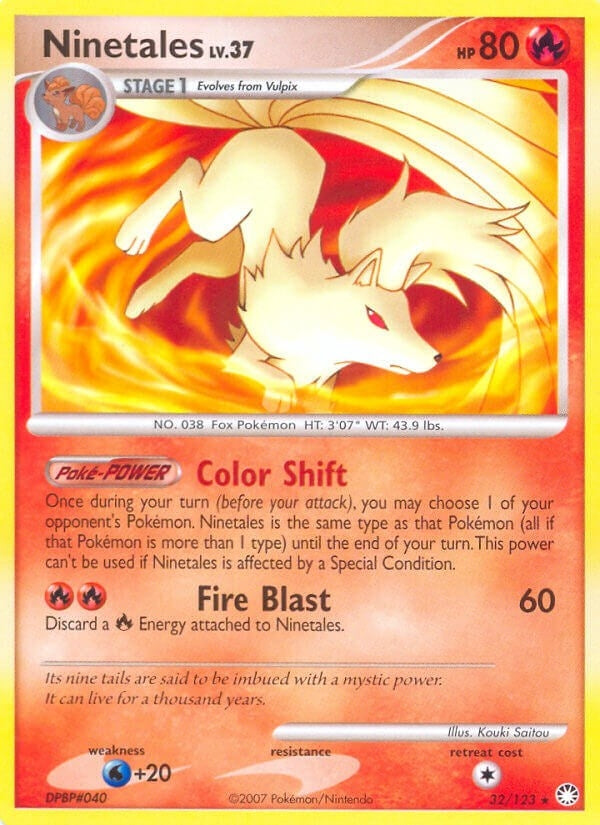 Image for Ninetales (32/123) [Mysterious Treasures] - Pokemon