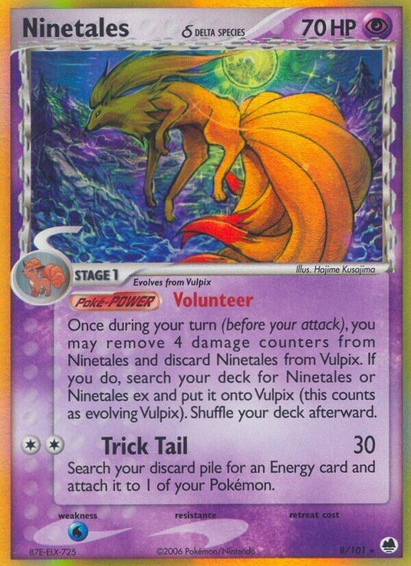 Image for Ninetales (Delta Species) (8/101) [Dragon Frontiers] - Pokemon
