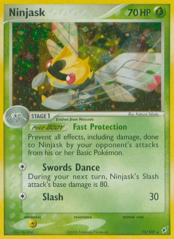 Image for Ninjask (13/107) [Deoxys] - Pokemon