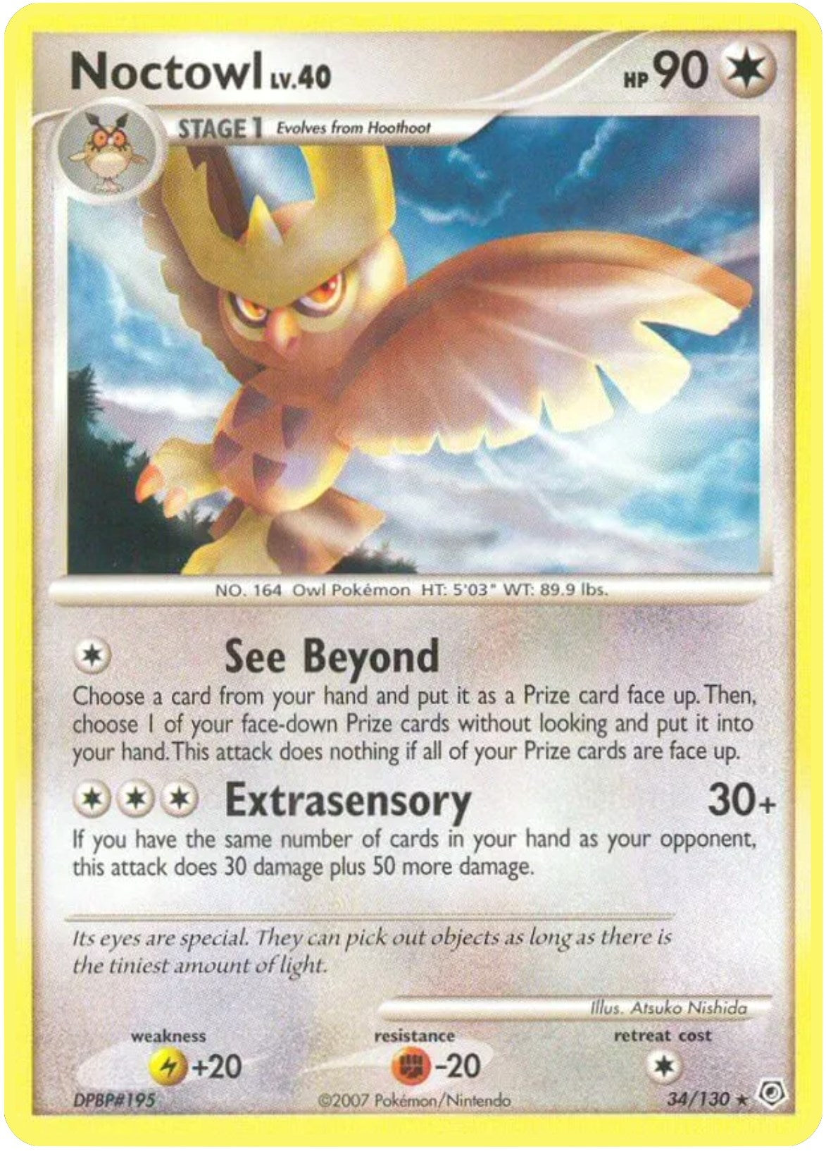 Image for Noctowl (34/130) [Diamond and Pearl] - Pokemon