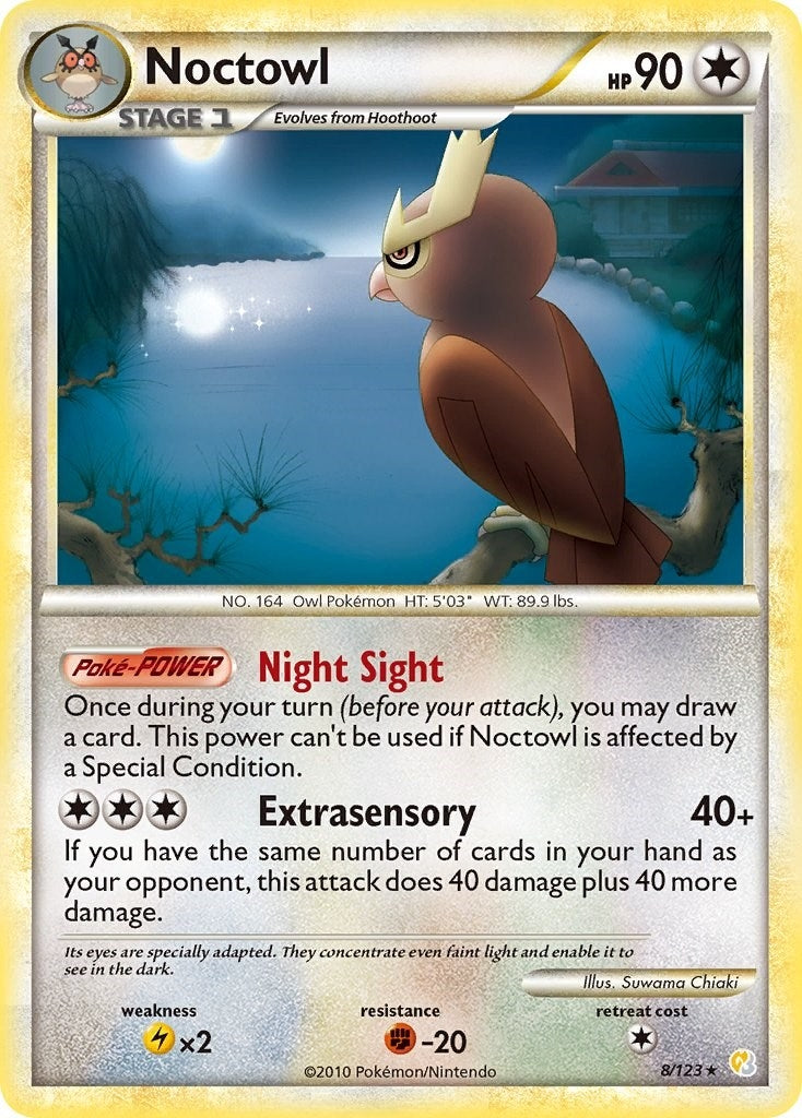 Image for Noctowl (8/123) [HeartGold SoulSilver] - Pokemon