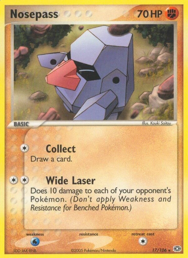 Image for Nosepass (17/106) [Emerald] - Pokemon