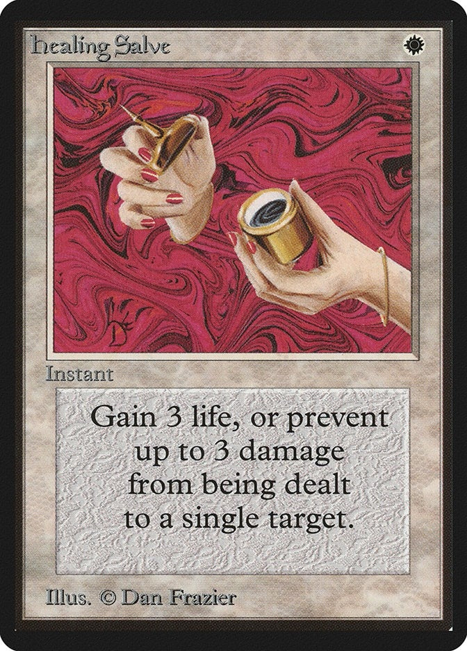Image for Healing Salve [Beta Edition] - Magic: The Gathering