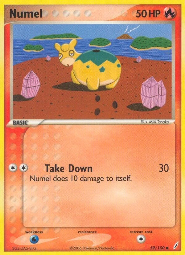 Image for Numel (59/100) [Crystal Guardians] - Pokemon