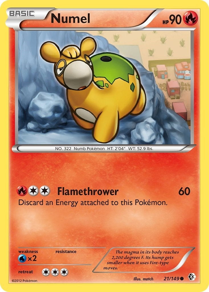 Image for Numel (21/149) [Boundaries Crossed] - Pokemon