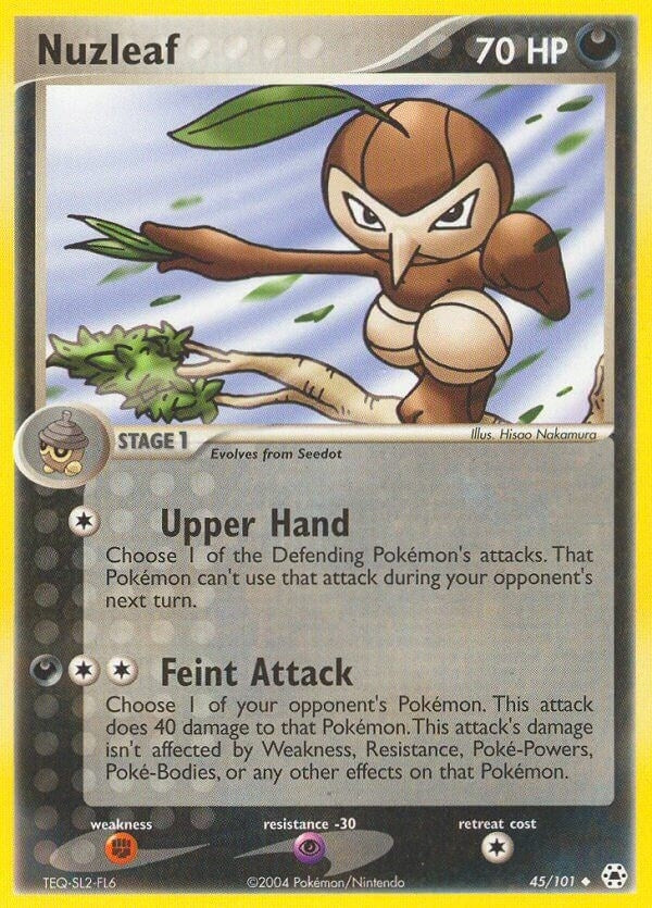 Image for Nuzleaf (45/101) [Hidden Legends] - Pokemon