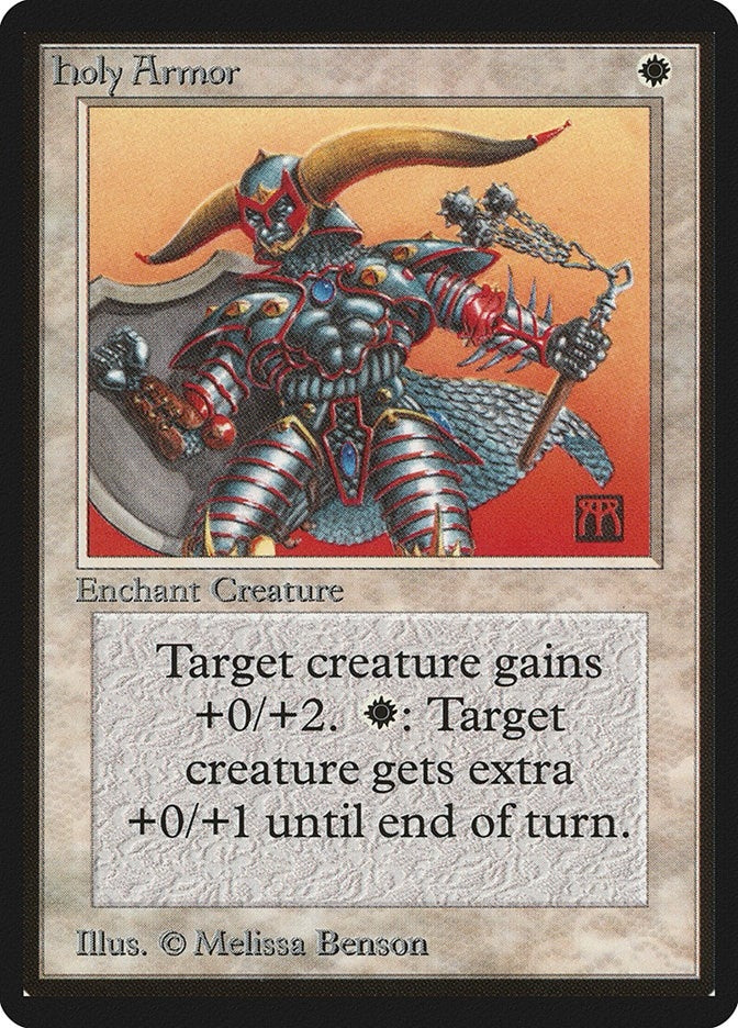 Image for Holy Armor [Beta Edition] - Magic: The Gathering