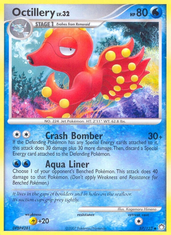 Image for Octillery (57/123) [Mysterious Treasures] - Pokemon
