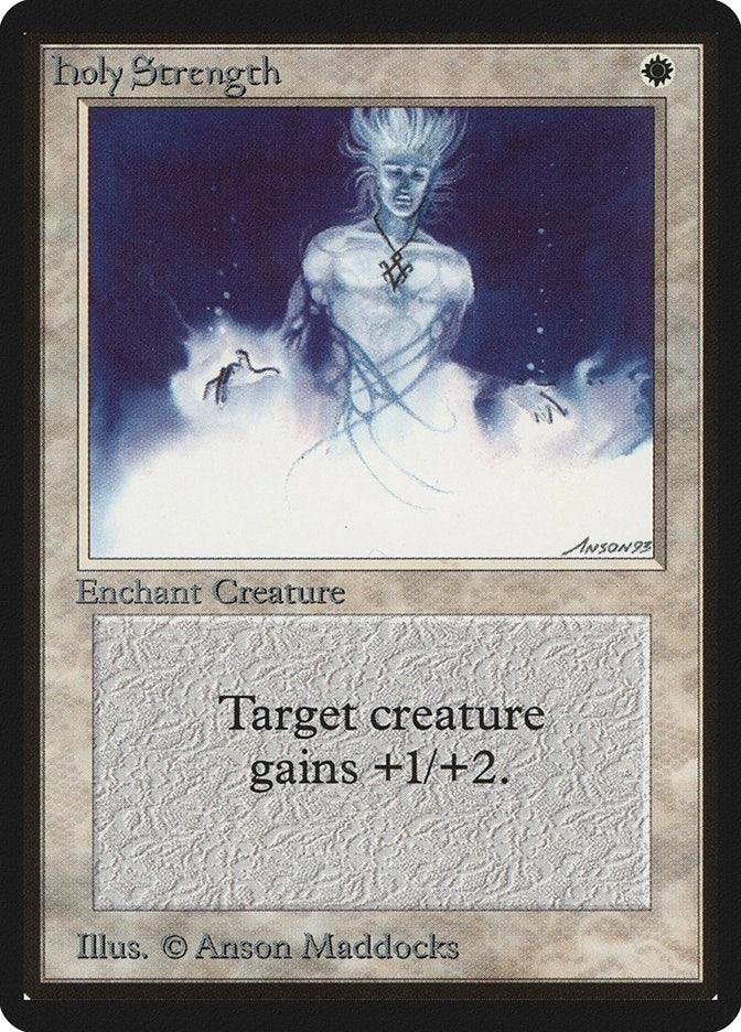Image for Holy Strength [Beta Edition] - Magic: The Gathering