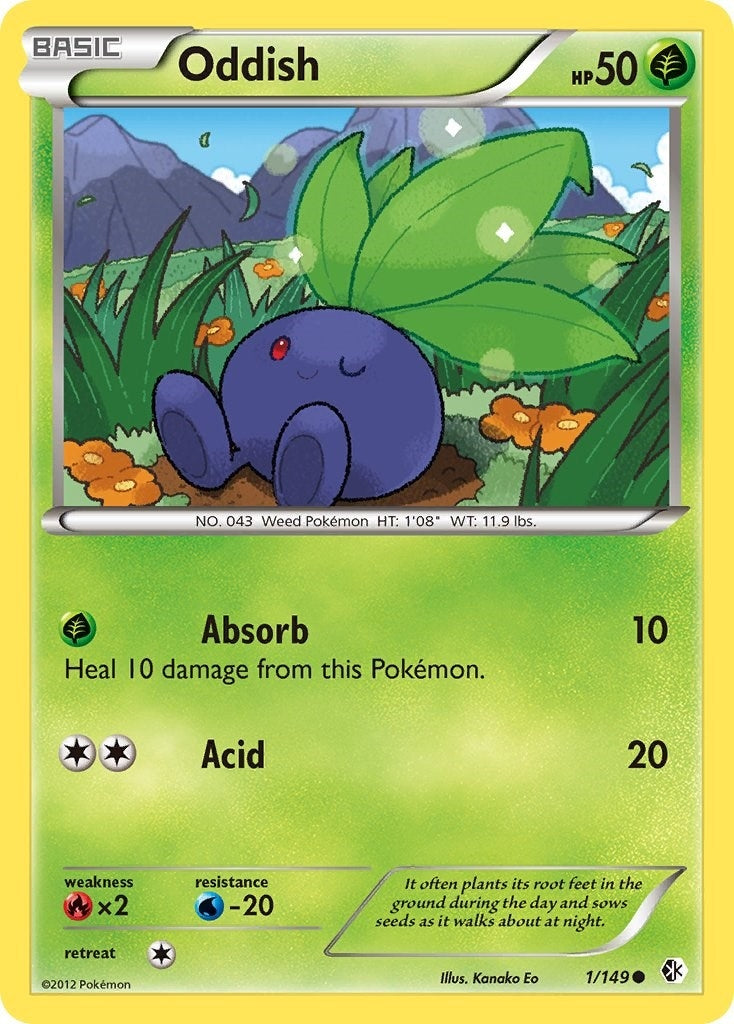 Image for Oddish (1/149) [Boundaries Crossed] - Pokemon