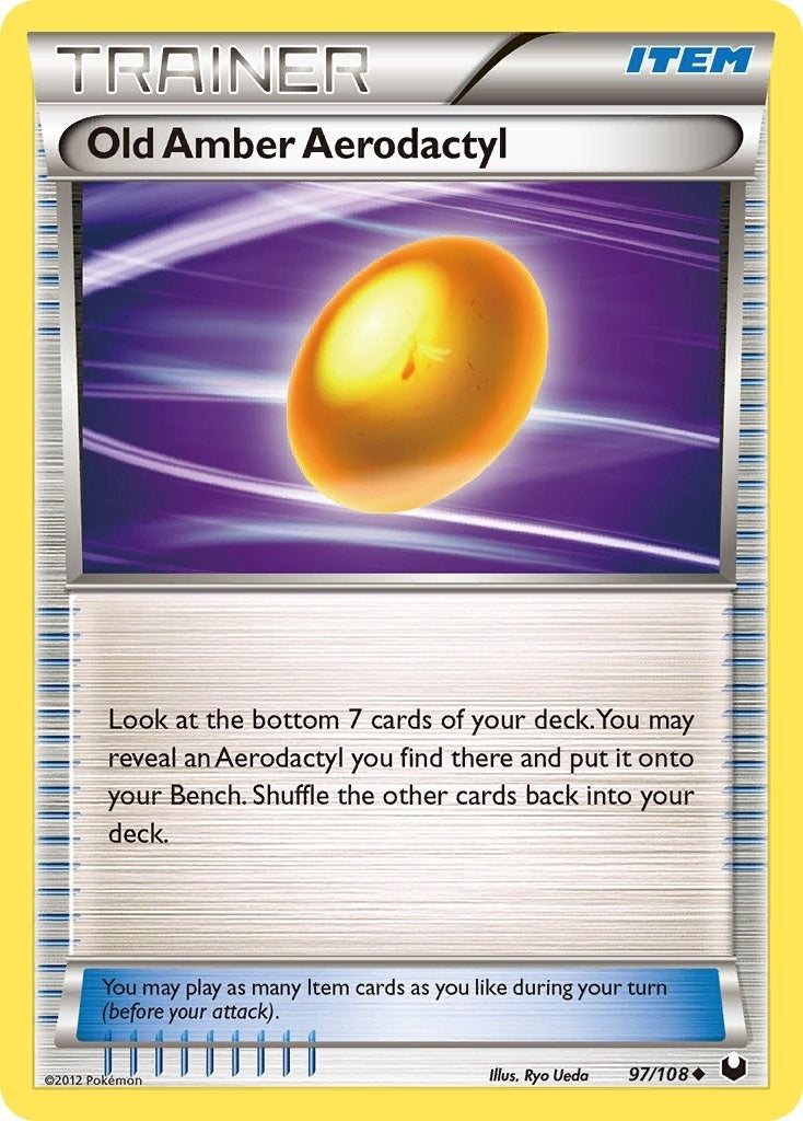 Image for Old Amber Aerodactyl (97/108) [Dark Explorers] - Pokemon