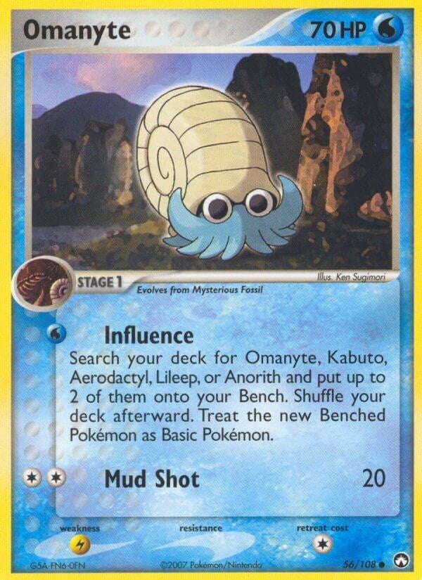 Image for Omanyte (56/108) [Power Keepers] - Pokemon