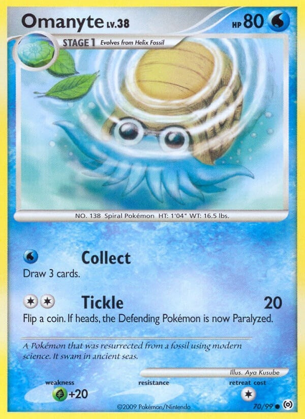 Image for Omanyte (70/99) [Arceus] - Pokemon