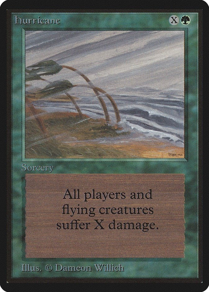 Image for Hurricane [Beta Edition] - Magic: The Gathering