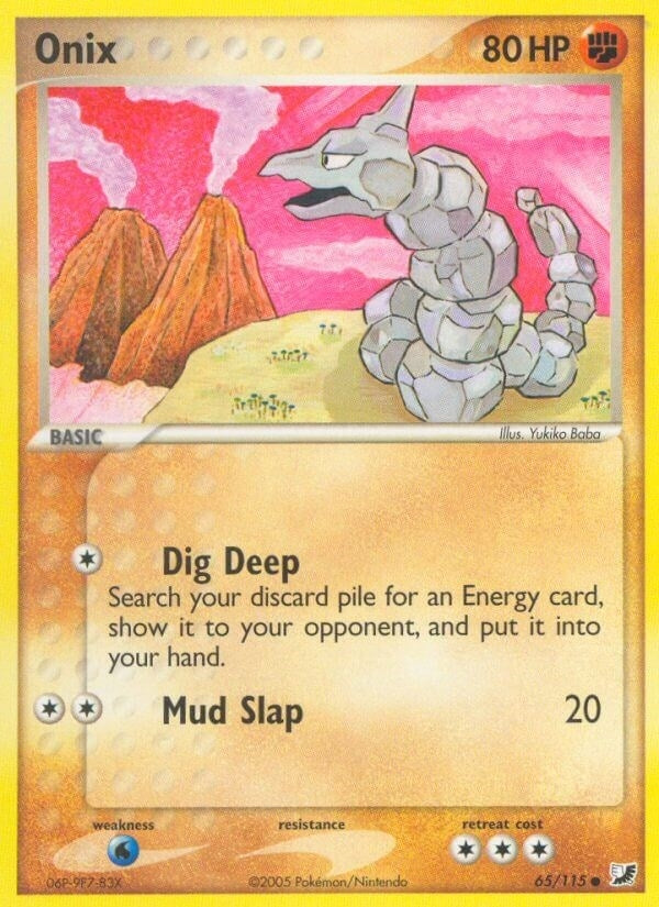 Image for Onix (65/115) [Unseen Forces] - Pokemon