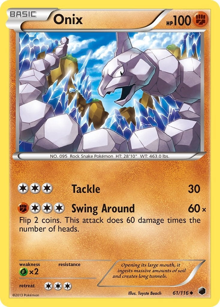 Image for Onix (61/116) [Plasma Freeze] - Pokemon