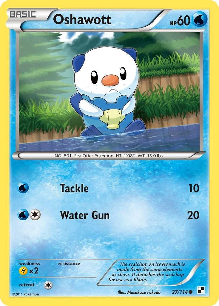 Image for Oshawott (27) (27/114) [Black and White] - Pokemon