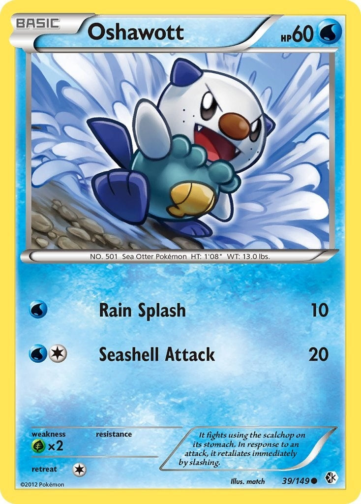 Image for Oshawott (39/149) [Boundaries Crossed] - Pokemon