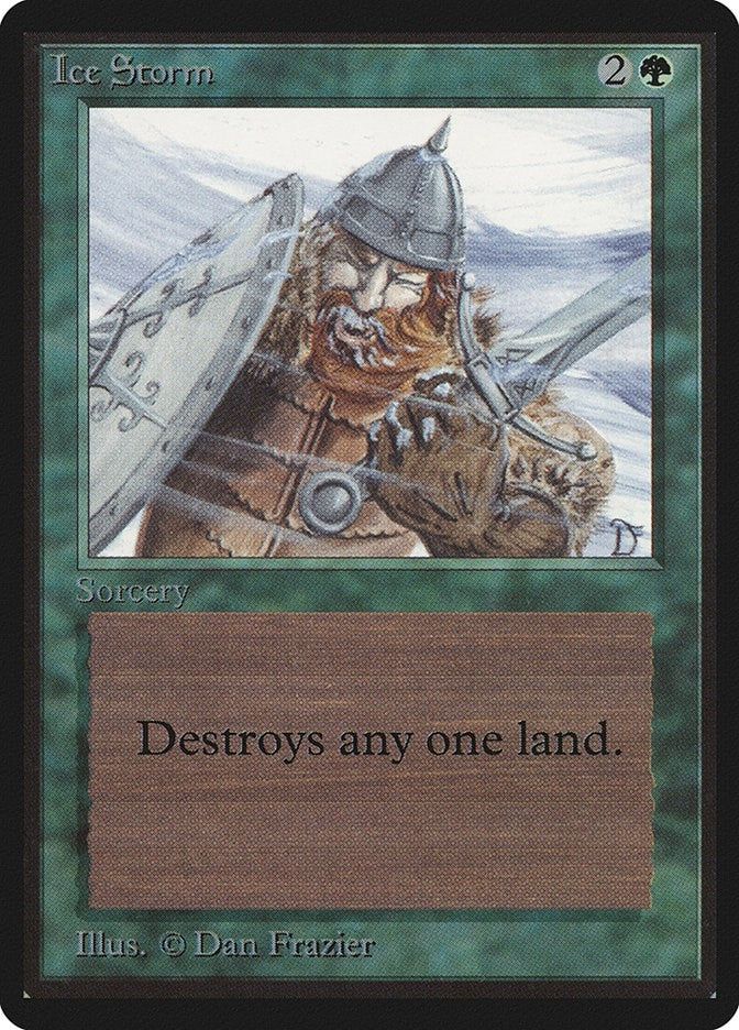 Image for Ice Storm [Beta Edition] - Magic: The Gathering