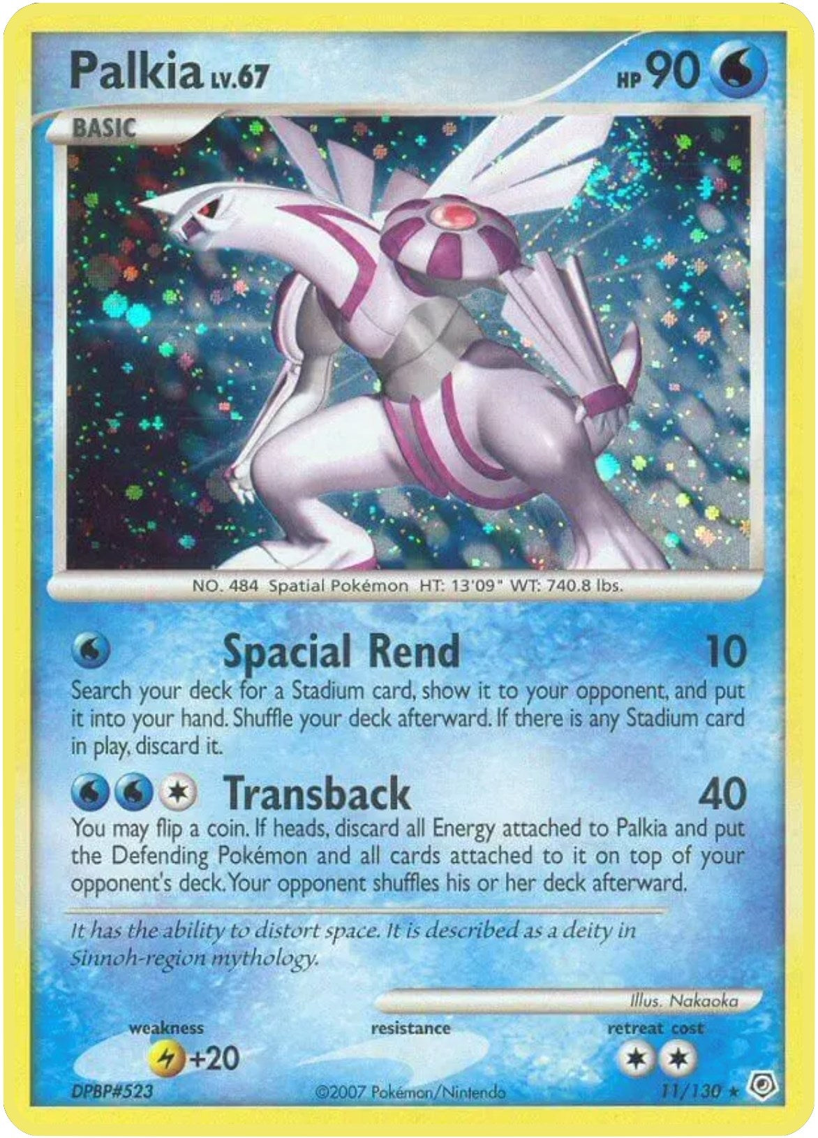 Image for Palkia (11/130) [Diamond and Pearl] - Pokemon