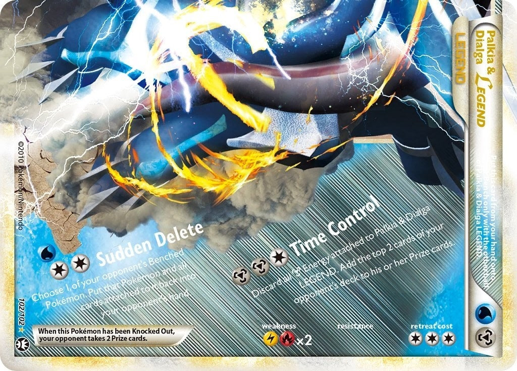 Image for Palkia & Dialga Legend (Bottom) (102/102) [Triumphant] - Pokemon