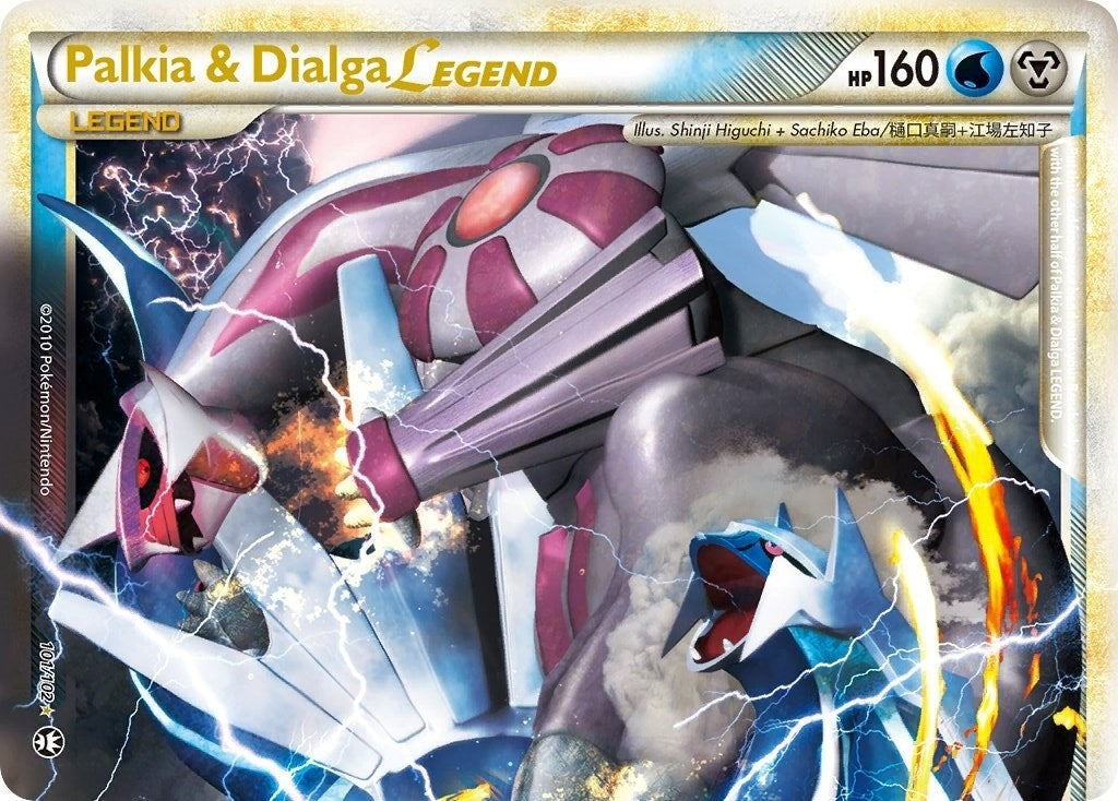 Image for Palkia & Dialga Legend (Top) (101/102) [Triumphant] - Pokemon